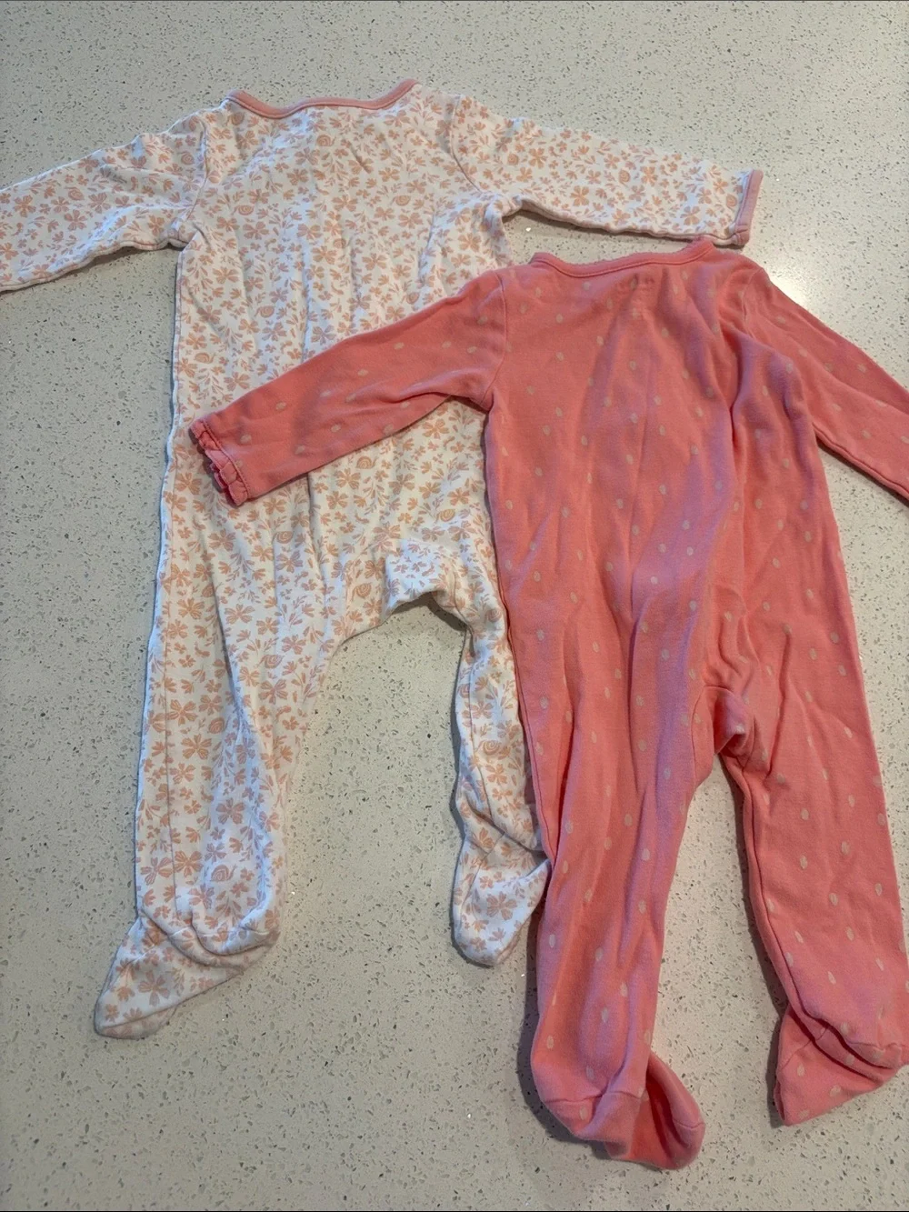Carter's Pink & Pink and White Print “Little Sister